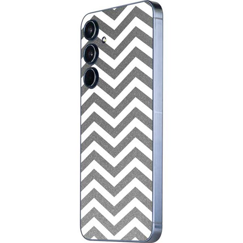 Silver Chevron Galaxy A36 5G Skin